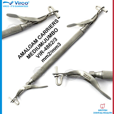 Virco Amalgam-Antragegerät Doppel-Ende Medium-Large Silber Edelstahl 1 Packung
