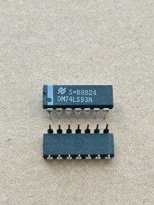 10 Stück Integrierte Schaltung - DM74LS93N - NSC - DIP14 - Vintage