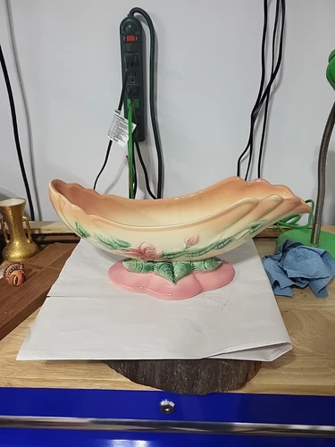 Hull Pottery Console Bowl - Woodland W-29. Small Chip. See Pictures.