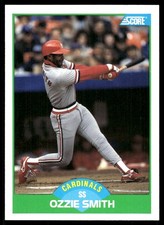 Ozzie Smith 1989 Score #80 Cardinals MLB READ FREE SHIPPING AutographDen