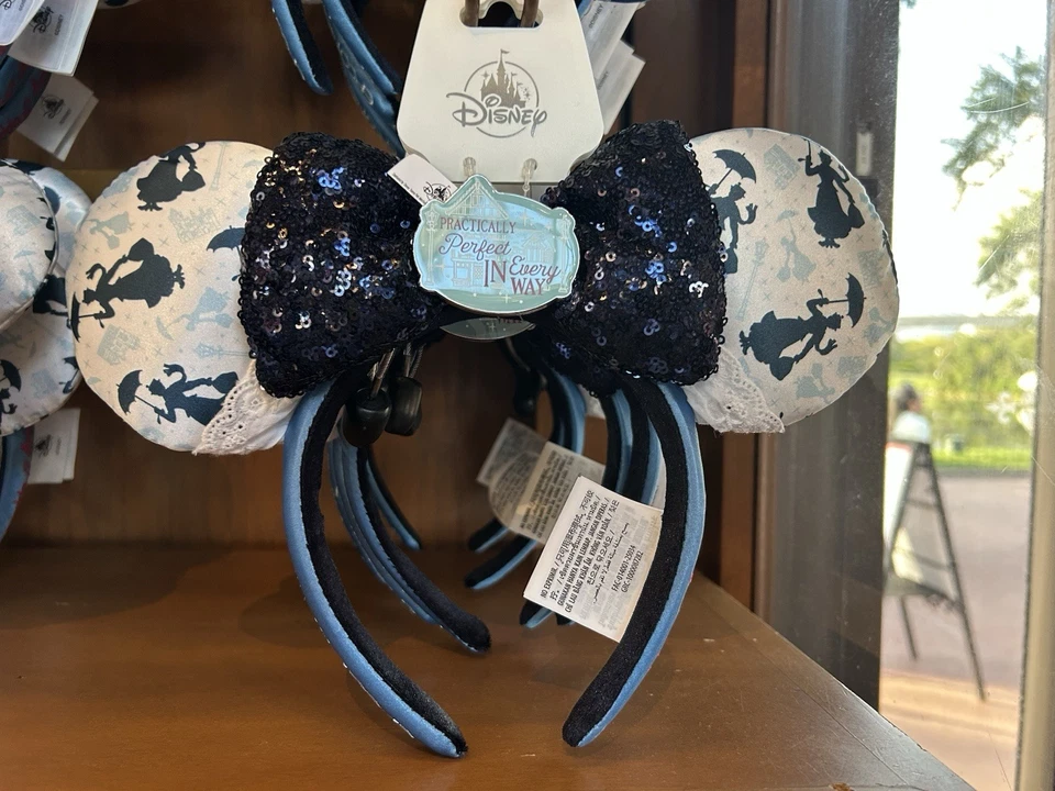 Disney Mary Poppins Practically Perfect EPCOT United Kingdom Ears Headband NEW! - Image 2 of 2