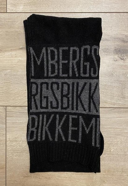 Men Dirk Bikkembergs Scarf Black One size