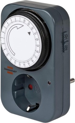 Brennenstuhl Zeitschaltuhr MMZ 20, mechanische Timer-Steckdose