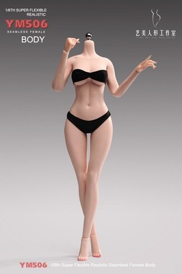 YM 1/6 Female Action Figure Body Sexy Bust Super Flexible Seamless