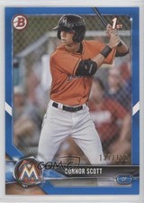 2018 Bowman Draft Blue 137/150 Connor Scott #BD-158 am2