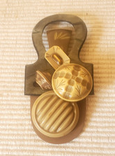 Vintage Pin of Bakelite Buckle & Buttons by TN Artist Delores E.M. Landis
