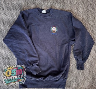 Vintage 90s Champion Reverse Weave Annapolis Sailing Crest Sweatshirt XL USA