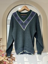 Americano Men’s Vintage Cricket Jumper Size Large