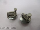 VINTAGE ZUNI INDIAN PETIT POINT TURQUOISE NEEDLEPOINT BUTTON EARRINGS — photo 5