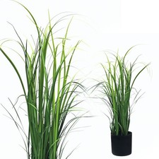 Grasbusch 45 cm künstlich Ziergras Kunstgras Dekogras Kunstpflanze