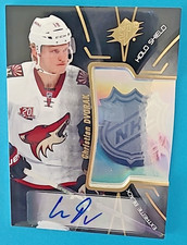 2016-17 Christian Dvorak SPX Holo Shield Rookie Autograph RC Auto #EB-CD