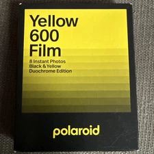 Polaroid 600 Instant Film:  Yellow Duochrome Edition-RARE & DISCONTINUED, NWT