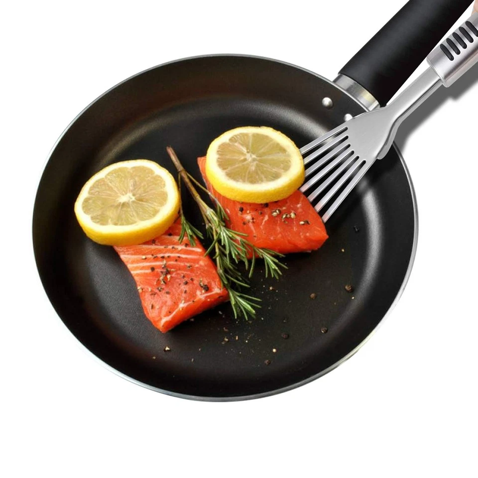 Stainless Steel Fish Spatula with 1.2mm Thick Blade - Multipurpose Turner for... - Image 4 of 4