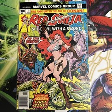 Vintage MARVEL Comics RED SONJA #1 January 1977 1st Solo Series VF/NM ✨