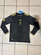 Mexico National Team Mexico De Oro Black/Gold Long Sleeve Jersey (Sz XL) 