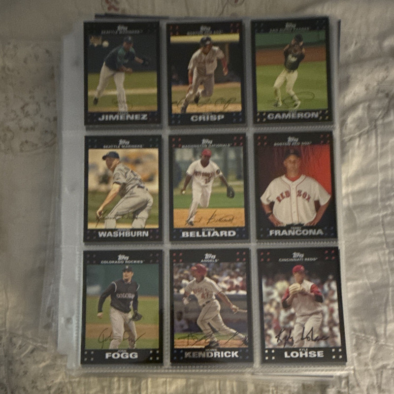 Topps 2007-2008 Topps Stars MLB Baseball Trading Card Lot 1,045