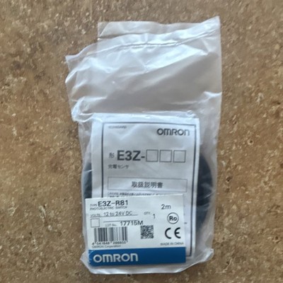 Omron E3Z-R81 Photoelectric Sensor Rectangular DC 12-24V Cable 2m Termination