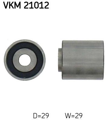 SKF VKM 21012 Umlenk-/FüHrungsrolle, Zahnriemen Oben FüR Audi Ford Seat VW-image