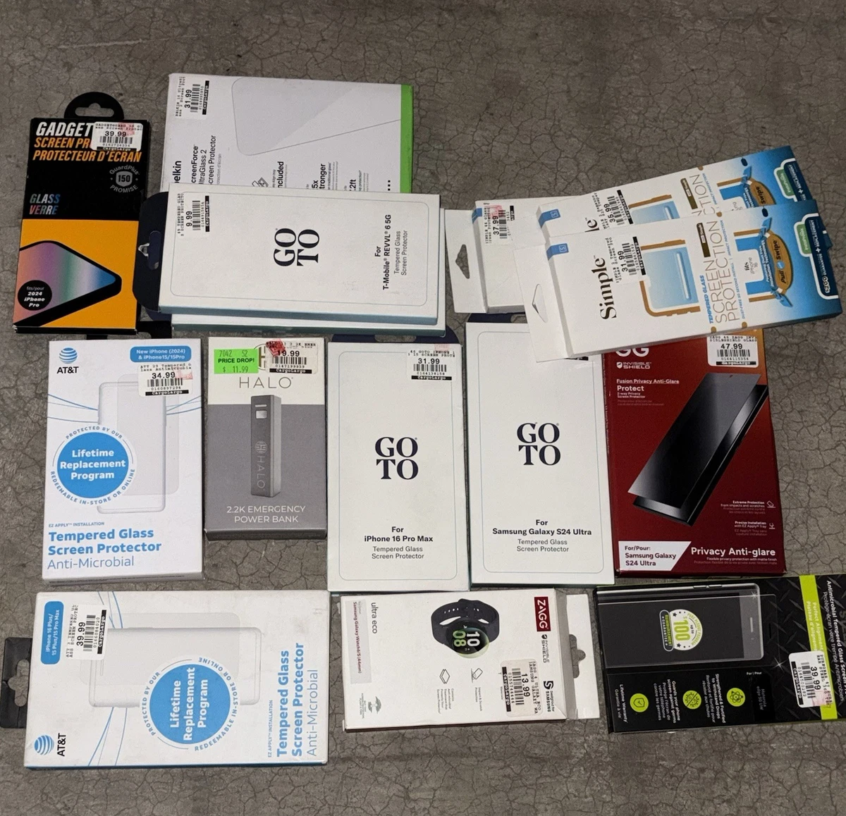 (QTY 42 Items) screen Protectors and more Phone Accessories photo 4