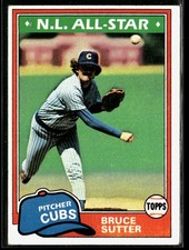 Bruce Sutter 1981 Topps #590 Chicago Cubs