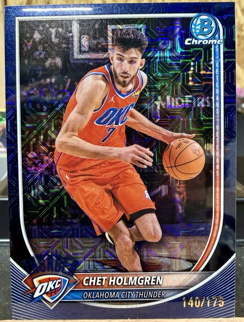 Chet Holmgren Veterans Blue #BCV-108 /175 Thunder