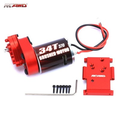 34T 370 Motor Center Transmission Assembled Skid Plate for RC Hobby Plus CR18P