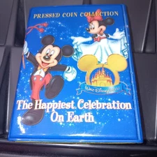 42 Pressed Penny Collection With Book Walt Disney World The Happiest Celebration