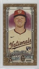 2025 Topps Allen & Ginter Mini Gold Bordered DJ Herz #237 1i3j
