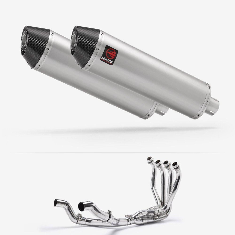 Lextek RP1 Twin Exhaust System 400mm Twin for Kawasaki Ninja 1000SX 20-