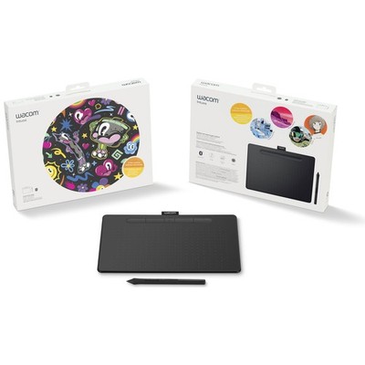 Wacom Intuos Creative Pen Tablet with Bluetooth - Medium, Black