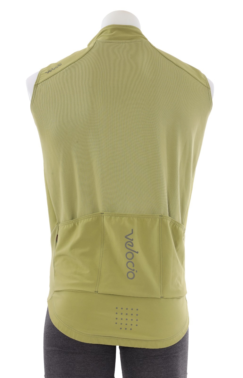 Velocio Signature Softshell Vest Men LARGE Green Cycling Road Bike Gravel