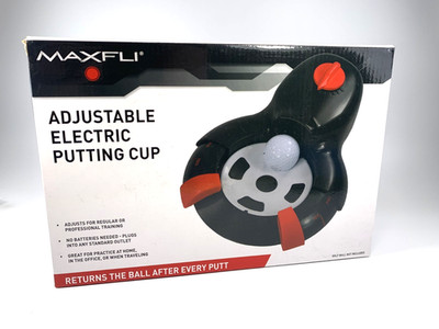 MAXFLI Electric Adjustable Golf Putting Cup w/ Automatic Ball Return New in Box