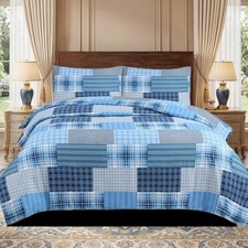 3 Piece Duvet Quilt Cover Bedding Set with Pillow Cases Single Double King Size