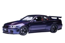 AUTOart 1/18 Nismo R34 GT-R Z-tune Midnight Purple III Model Car Japan
