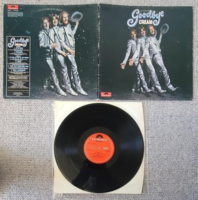 CREAM-GOODBYE-ORIGINAL UK ISSUE LP ON POLYDOR RECORDS-1969-GOOD.COND