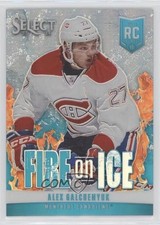 2013-14 Panini Select Fire on Ice Rookies Blue Prizm 25/25 Alex Galchenyuk xp6