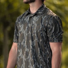 Crosswind Polo Mossy Oak Bottomland Camo