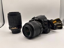 Nikon D3100 Digital SLR Camera W/ AF-S DX NIKKOR 18-55mm VR Lens 55-200mm Lens P