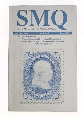 Stamp Market Quarterly SMQ July-Sept 2008 Vol. 7 No. 3 Paperback Book Philately
