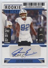 2024 Panini Contenders Rookie Ticket Hobby Justin Eboigbe #246 Auto 15ts