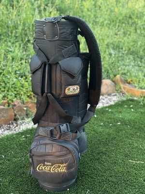 BELDING ゴルフバッグ Vtg Belding Sports Golf Bag Original Bushwacker Coca-Cola Logo