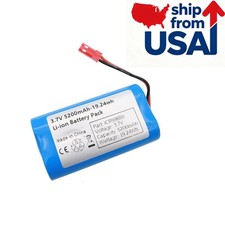 3.7V 5200mAh 19.24Wh High Capacity lithium-ion batteries with JST-2P Connect