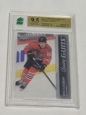 2021-22 Upper Deck Young Guns Clear Cut #208 Mike Hardman Rookie Graded 9.5