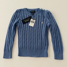 Polo Ralph Lauren Girls 5 Blue Sweater NWT