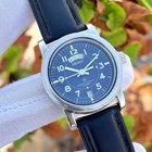 Vintage Seiko SUS Navy Blue Military Dial Japan Made Men Quartz Watch 7N33-6050