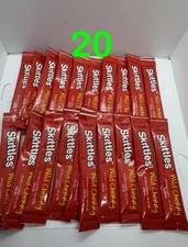 20 Wild Cherry Skittles Singles Drink Mix New ZERO SUGAR *10 Calories