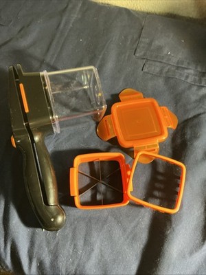 NutriChopper Food Vegetable Chopper Dicer 3 Stainless Steel Blades & Container
