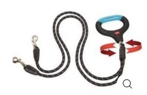 Wigzi Dual Leash With Gel Handle