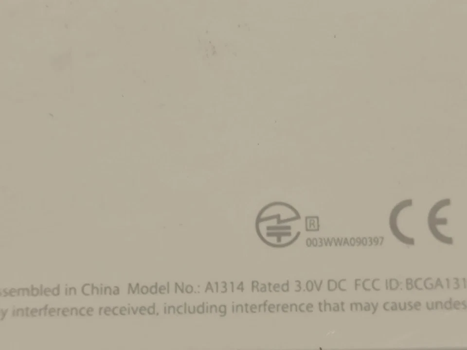 Apple Drahtlose Tastatur A1314 - Nicht Getestet - Bild 2 von 4