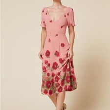 🌺 Reformation Poppy Floral Midi Dress — Size 6
